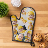 6 Foto Collage Sjabloon gepersonaliseerd Ovenwant (Top down)