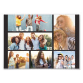 6 Foto Collage Sjabloon personaliseren Afdruk (Voorkant)