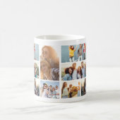 6 Foto Collage Sjabloon personaliseren Koffiemok (Center)