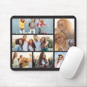 6 Foto Collage Sjabloon personaliseren Muismat (Met muis)