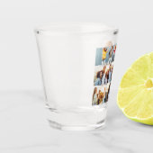6 Foto Collage Sjabloon personaliseren Shot Glas (Links)