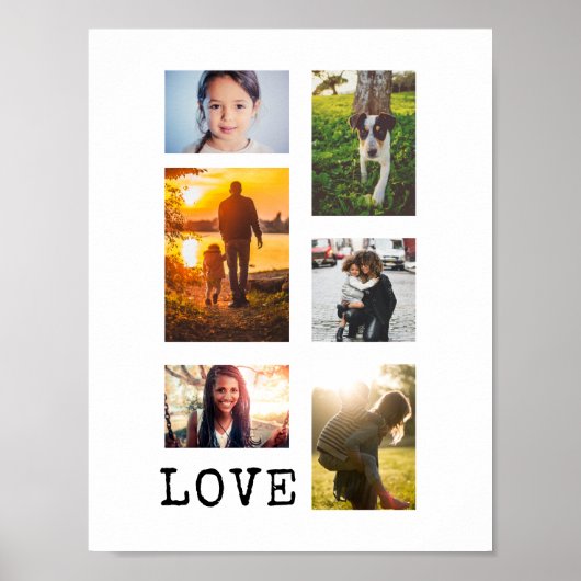 6 Foto Lijst Collage Poster (Voorkant)