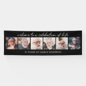 6-Foto met handgeschreven script: Levensherfst Spandoek (Horizontaal)