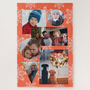 6 Foto Winter Family Collage Legpuzzel