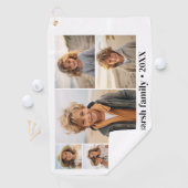 6 Fotocollage met witte achtergrond Golfhanddoek (Insitu)