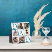 6 fotocollage papa in decoratief script wit fotoplaat (Insitu)