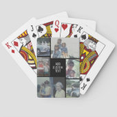 6 fotocollage - zwarte achtergrond - witte tekst pokerkaarten (Achterkant)