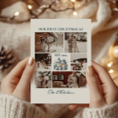 6 foto's Eerste kerst samen Feestdagenkaart