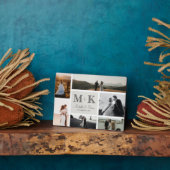 6 Foto's Trouwcollage Nieuwgetrouwd Huwelijksgesch Fotoplaat (Zijkant)