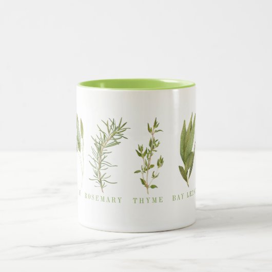 6 FRESH HERBS Limoen Two-Tone Mok (Center)