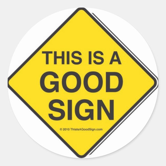 6 GOEDE TEKEN STICKERS (Voorkant)