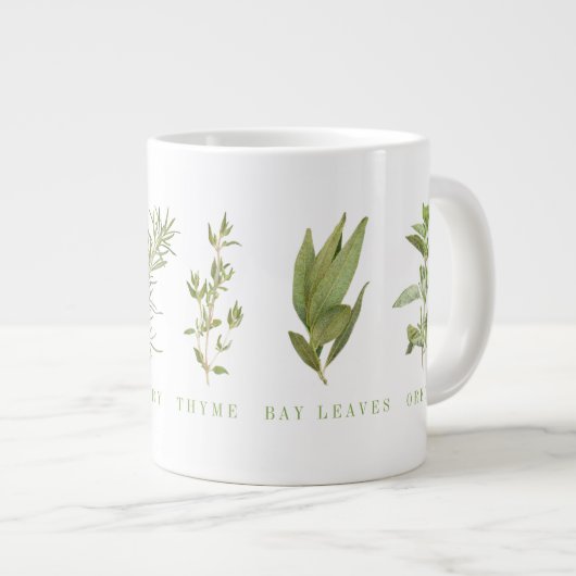 6 HERBES FRAÎCHES Big Mug (Devant droit)