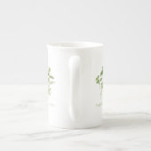 6 HERBES FRAÎCHES Bone China Mug (Dos)