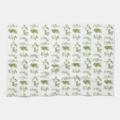6 HERBS FRAIS Serviette de cuisine (tout) (Horizontal)