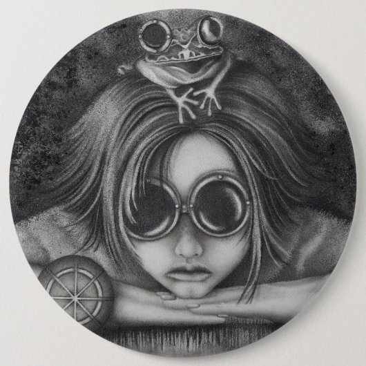6-inch Button Kikker Princess Steampunk (Voorkant)