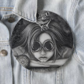 6-inch Button Kikker Princess Steampunk (In situ)