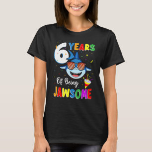 6 jaar na 6 jaar jaarehaai t-shirt