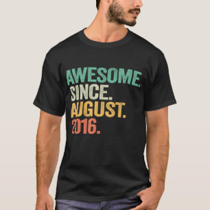 6 jaar oude Gift 6th Birthday Boy Geweldige sinds T-shirt