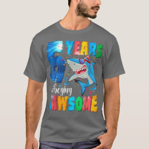 6 jaar oude jongens meisjes 6e geboorte t-shirt