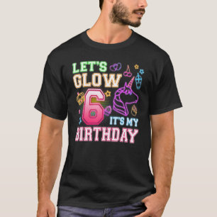 6 jaar oude logefeest 1ste Unicorn Het is mijn B T-shirt