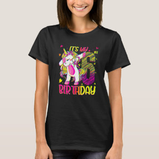6 jaar oude Unicorn Dabbing 6th Birthday Girl Unic T-shirt