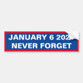 6 JANUARI BUMPERSTICKER (Voorkant)