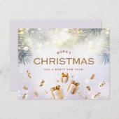 6 kerst feestdagenkaart (Voorkant / Achterkant)