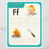 6 Learn To Spell Letter F Teacher Home Schooling (Voorkant)