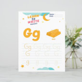 6 Learn To Spell Letter G Teacher Home Schooling (Staand voorkant)