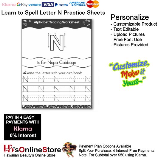 6 Learn To Spell Letter N Teacher Home Schooling