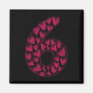 6 Leraar Trendy 6 7 Viraal Schets Hart 67 Schattig Magneet