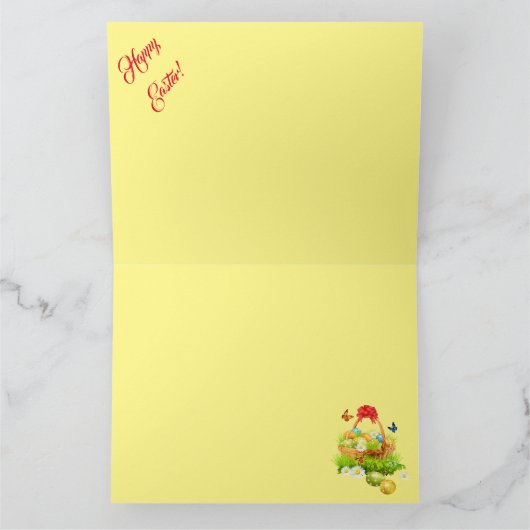 6 Little Easter Chicken Collectie Kaart (Binnen)