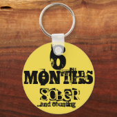 6 maanden obritie sleutelhanger (Voorkant)