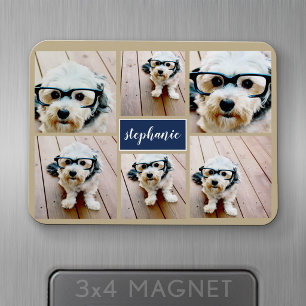 6 Minimalisator voor fotocollage - Kan kleur bewer Magneet