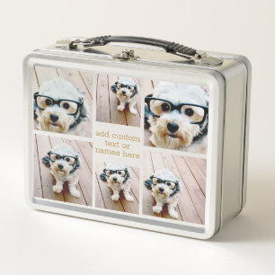 6 Minimalistisch fotocollage - Gold en White Grid