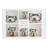 6 Minimalistisch fotocollage - Kan kleur bewerken Kussensloop (Voorkant)