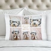 6 Minimalistisch fotocollage - Kan kleur bewerken Kussensloop