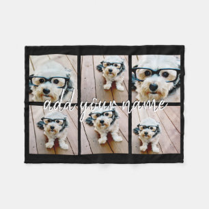 6 Minimalistische de Collage van de foto - voeg de Fleece Deken
