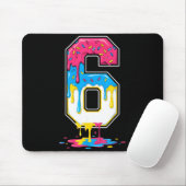 6 Number Seven Team Srts Ice Cream Drip Matching V Muismat (Met muis)