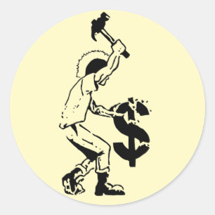 6-pack anarcho-punk Stickers