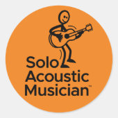 6 Pack de Stickers SAM ronds 3" Diamètre (Devant)