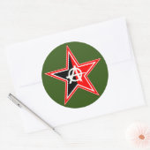 6 Pack Stickers révolutionnaires anarcho-syndicali (Enveloppe)