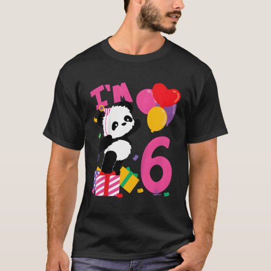 6 Panda T-shirt (Voorkant)