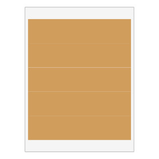 6 PCs Grote Stickers 8.25"x1.75"Multigebruiksetike