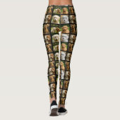 6 Photo and Text Template Personalized Collage  Leggings (Achterkant)