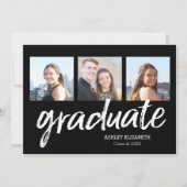 6 Photo Faire-part tendance de graduation (Devant)