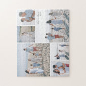 6-Photo Galerie légende personnalisée Puzzle perso (Vertical)