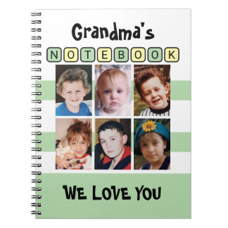 6 photo love you green grandma's notitieboek