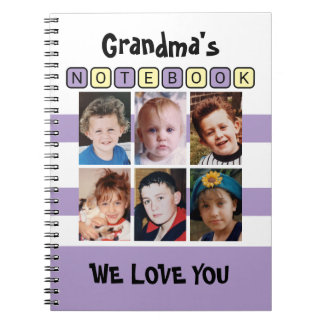 6 photo love you purple grandma's notitieboek