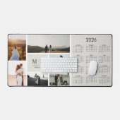 6 Photo Mariage Collage Newlyweds Calendrier 2026 (Clavier et souris)